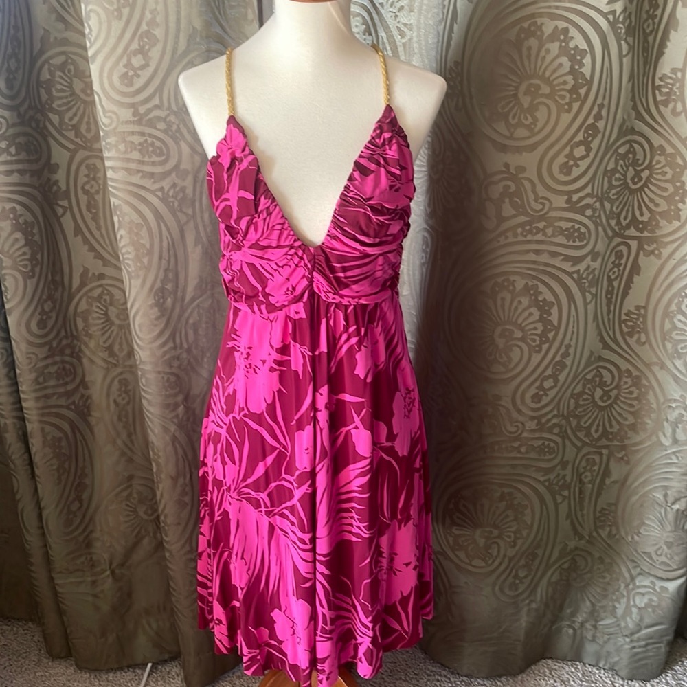 Yaya side zip 100% rayon (super flowy) dress.